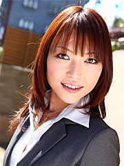 Delicious office lady yukina aoyama posing in her new suit