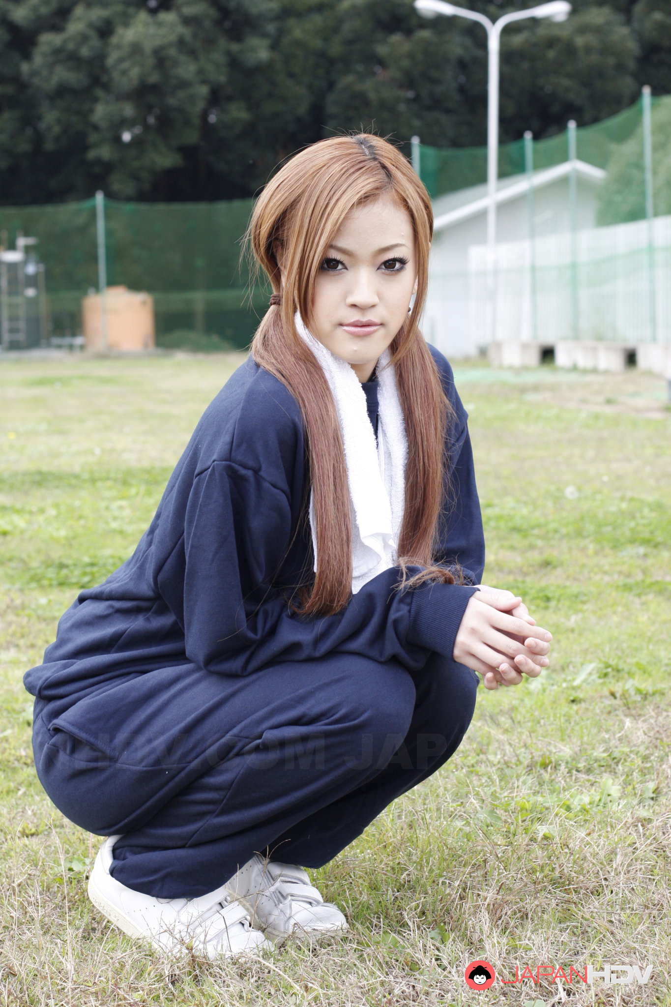 Chika Sasaki in green sweater and short skirt | Japan HDV